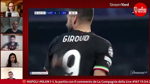 🔴 NAPOLI-MILAN 1-1, la partita con il commento de La Compagnia della Live #167 19.04.2023