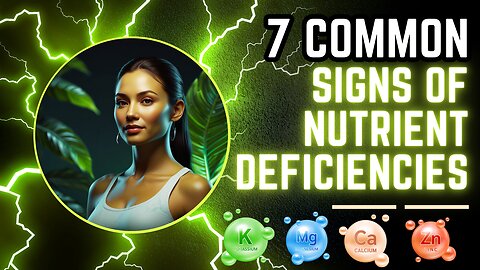 💪✨ 7 common signs of nutrient deficiencies #health #wellness