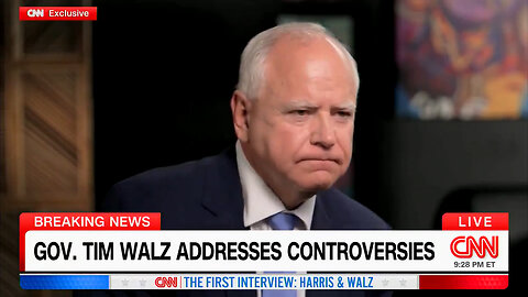 Tim Walz Made Kamala's First Interview Worse, Not Better