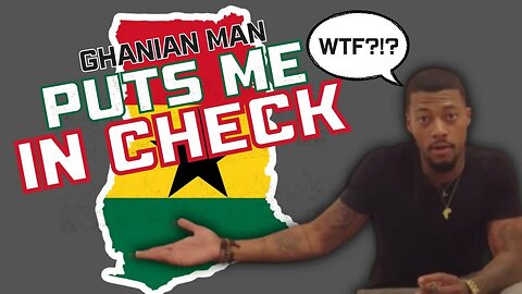 Ghanaian Man Checks Me About My Strong Opinions on Accra , Ghana @WebnationAfrica