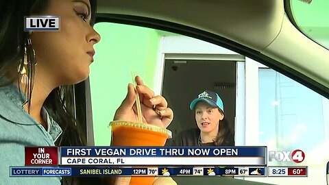 Checking out Cape Coral's first vegan drive thru restaurant