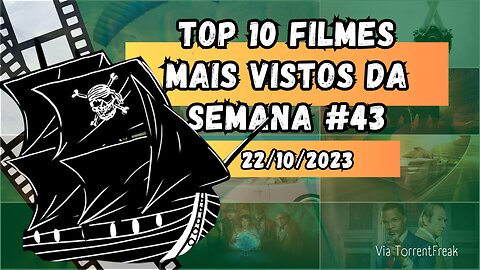 Top 10 filmes mais vistos da semana #43 (de #52) | 22/10/2023