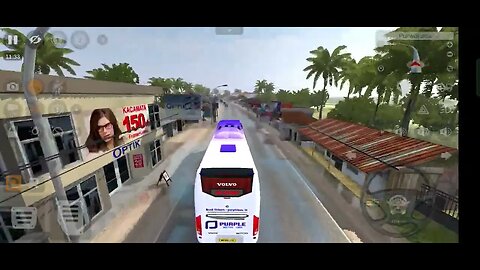 bus simulation Indonesia tour trip part 6 / volvo bus