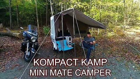 The Mini Mate Motorcycle Camper by Kompact Kamp Trailers