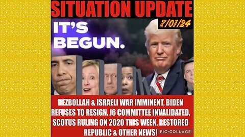 SITUATION UPDATE 7-1-24 - Trump & Biden Debate, Israel & Hezbollah, Gcr-Restored Republic