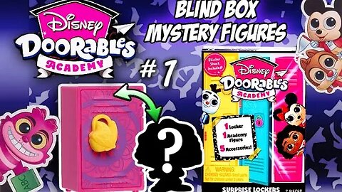 Disney Doorables Academy: NEW SERIES - Blind Box Mystery Toys WITH LOCKERS AND OTHER GOODIES!