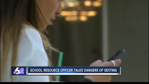 Meridian officer talks dangers of sexting