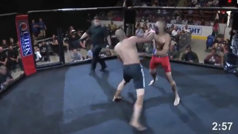 MMA Fighter Gets KO'd in 4 Seconds!