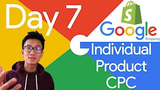 (Day 7) Google Shopping For Shopify A-Z in 2019 | Editing Individual CPC