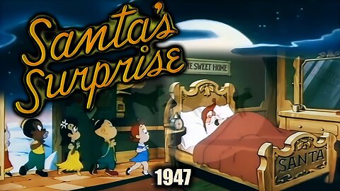 Santa's Surprise (1947) - Christmas Cartoon (Classic Funny Santa Claus Cartoon in HD!)