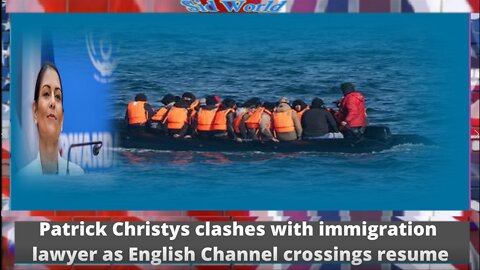 Patrick Christys clashes with immigration lawyer as English Channel crossings resume