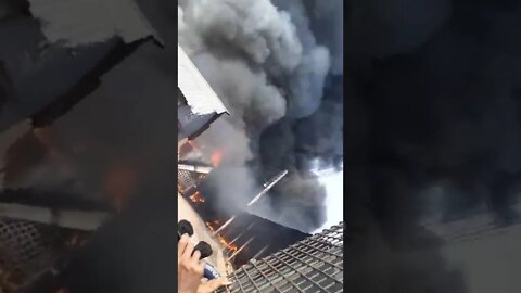 রুপসা পাইকারি কাঁচা বাজারে বিশাল অগ্নিসংযোগ ,Huge fire in Khulna , Fire in Rupsha market Bangladesh