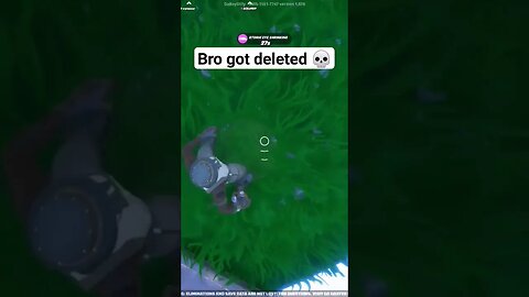 bro got deleted 💀 #fortnite #shorts