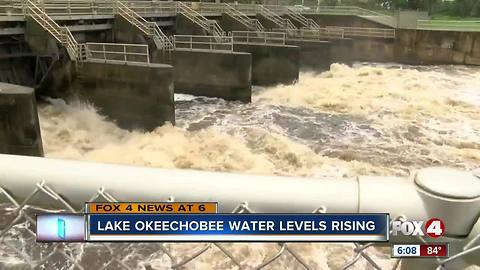 Lake Okeechobee levels rising