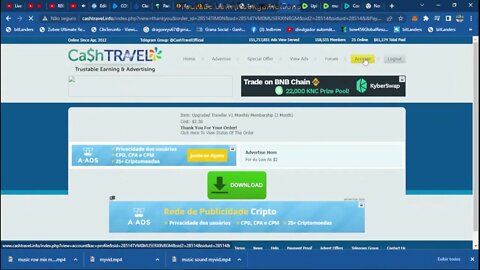 fazendo upgrade site ptc cashtravel