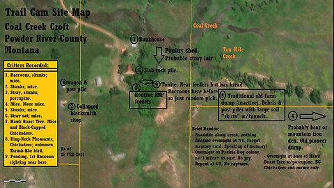 Trail Cam Site Map