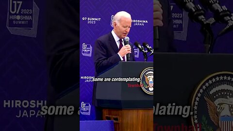 Joe Biden describes "the one way to make sure Biden's not reelected..."