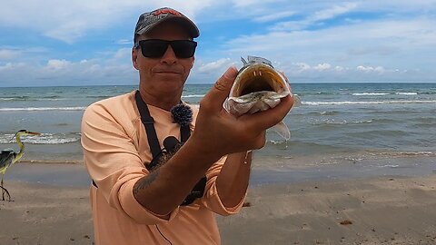 Casting A GOLDEN SPOON for 40 miles surf fishing-and you won't believe what happened next !