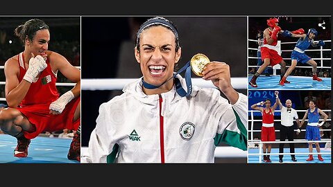 Iman Khalif won the gold medal as the first African and Arab athlete to achieve this in women's boxi