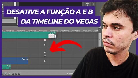 COMO DESATIVAR A FUNÇÃO A e B DA TIMELINE DO SONY VEGAS