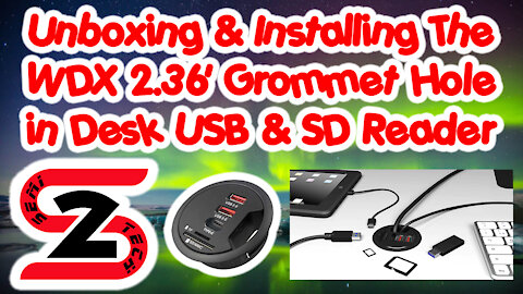 Unboxing & Installing The WDX 2 36' Grommet Hole in Desk