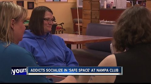 #FINDINGHOPE: Recovering addicts find strength in socializing in 'safe space' at Nampa club