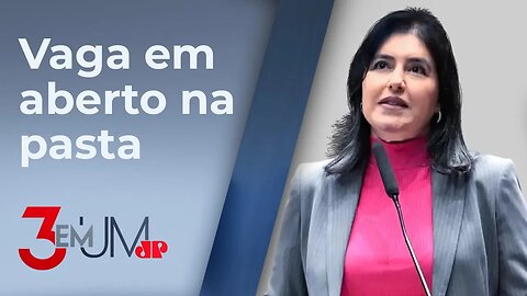 Simone Tebet é cotada para assumir vaga de Flávio Dino no Ministério da Justiça