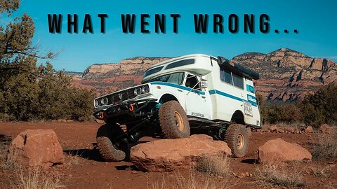 Huge Mistake!? Taking our 4x4 HOUSE on a JEEP TRAIL! | Ultimate Overland Rig vs. Black Diamond Trail