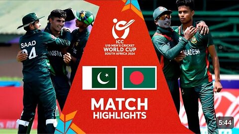 Pakistan vs Bangladesh U19 Cricket World Cup Highlights