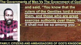 Man's Vs God's Government Part 2