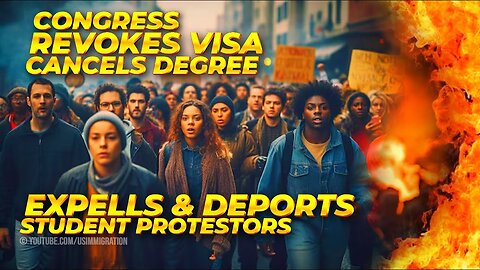 JUST NOW🔥CONGRESS REVOKES Visa🚨CANCELS Degree EXPELLS & DEPORTS Student Protestors on top of ARREST