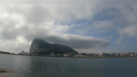 Time Lapse Clouds Over Gibraltar with Beethoven