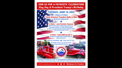 GCRW Flag Day/Pres. Trump B-Day Rally & BBQ