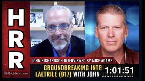 Groundbreaking interview on Laetrile (B17) with John Richardson