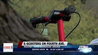 Fourth avenue merchants, neighborhood voice concern with e-scooters