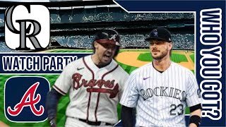 Colorado Rockies vs Atlanta Braves | Live Play by Play & Reaction Stream 3D Sim | MLB 2024 Gm 138