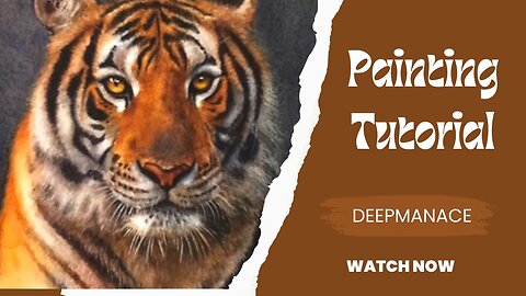 Painting a Tiger in Watercolor