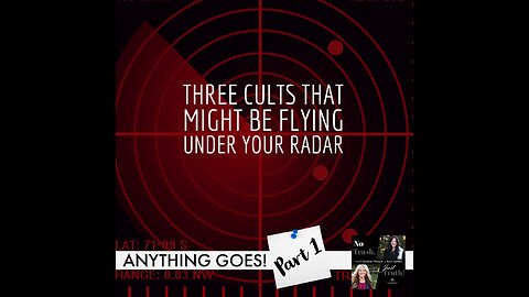 Dropping Monday!! "Three Cults that Might Be Flying Under Your Radar"