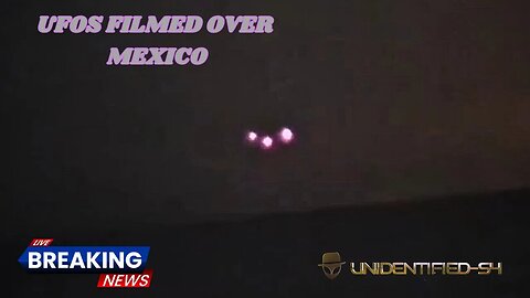 UFOS OVER THE OCEAN IN MEXICO