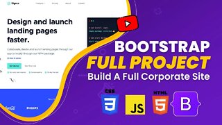 Bootstrap 5 Corporate Full Build: Build Homepage (Part 31)