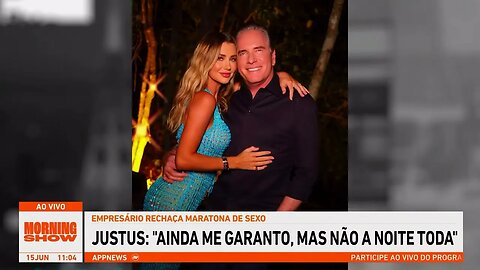 Roberto Justus: “Ainda me garanto, mas não a noite toda”