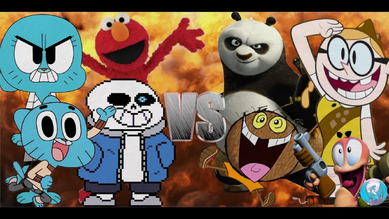 MUGEN - Request - Team Underpants Sans VS Team Coconut Fred - See