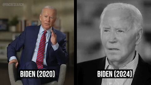 Two Videos Prove Biden's Stunning Decline - Just Since 2020