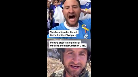 Evil IDF Soldier at Olympic Games