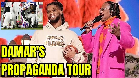 Bills' Safety Damar Hamlin CONTINUES WEIRD PROPAGANDA Tour with MASKED SINGER Appearance?!