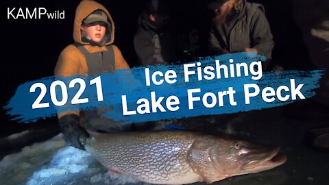 Monster Northern Pike | Ice Fishing Lake Fort Peck | January 2021 | Montana