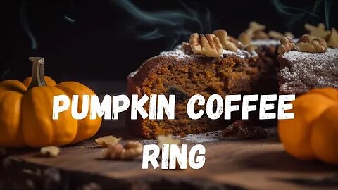 Indulge in a Slice of Heaven with Our Pumpkin Coffee Ring Recipe #pumpkin #coffee #ring #coffeecake