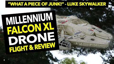 Air Hogs Millennium Falcon XL Flight Test & Review