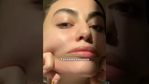 COMO TER A MANDÍBULA MAIS BONITA | Vídeos Tiktok - Glow up #shorts #beleza