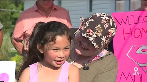 Molly Chapol welcomed home after 150-day COVID battle